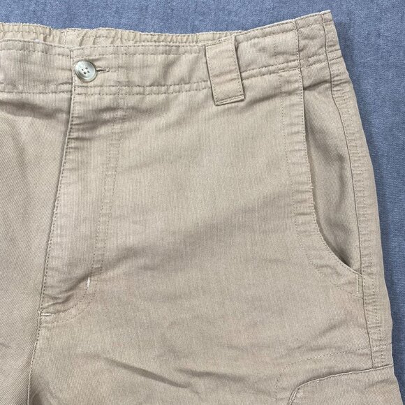 Columbia GRT Mens Khaki Cargo Shorts Size Small Outdoor Wear Polyester/Cotton - Picture 10 of 16